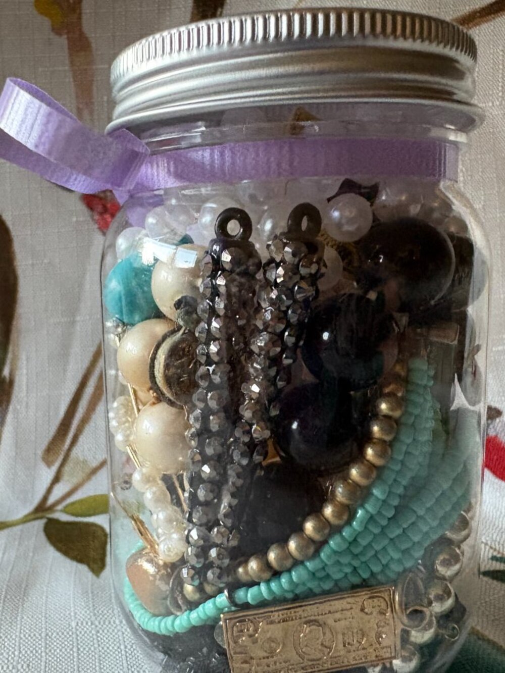 Mystery Jewelry Jar "Azul" - Picture 4 of 7